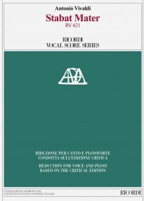 Vivaldi: Stabat Mater RV621 published by Ricordi - Vocal Score (Critical Edition)